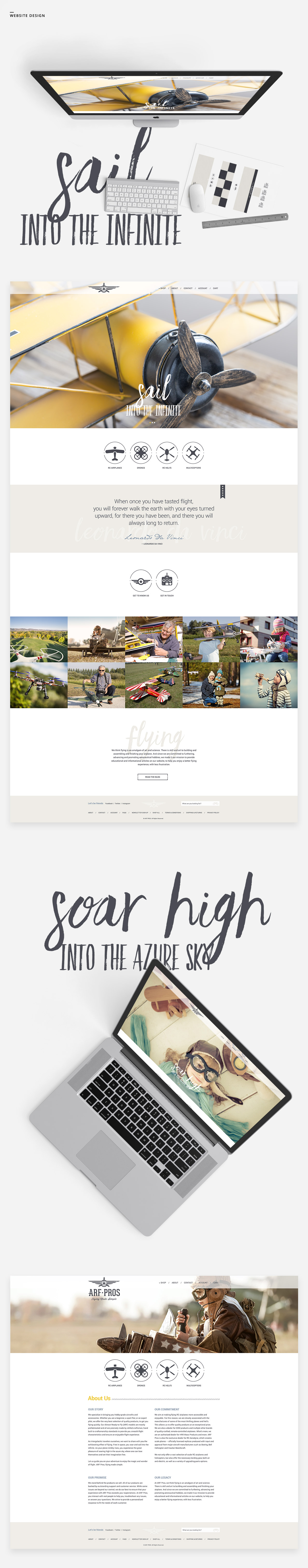 ARF PROS Website Design