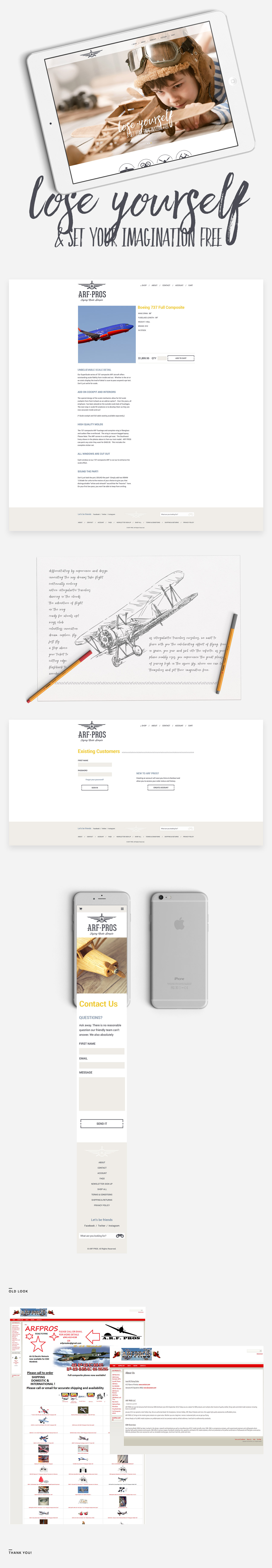 ARF PROS Website Design