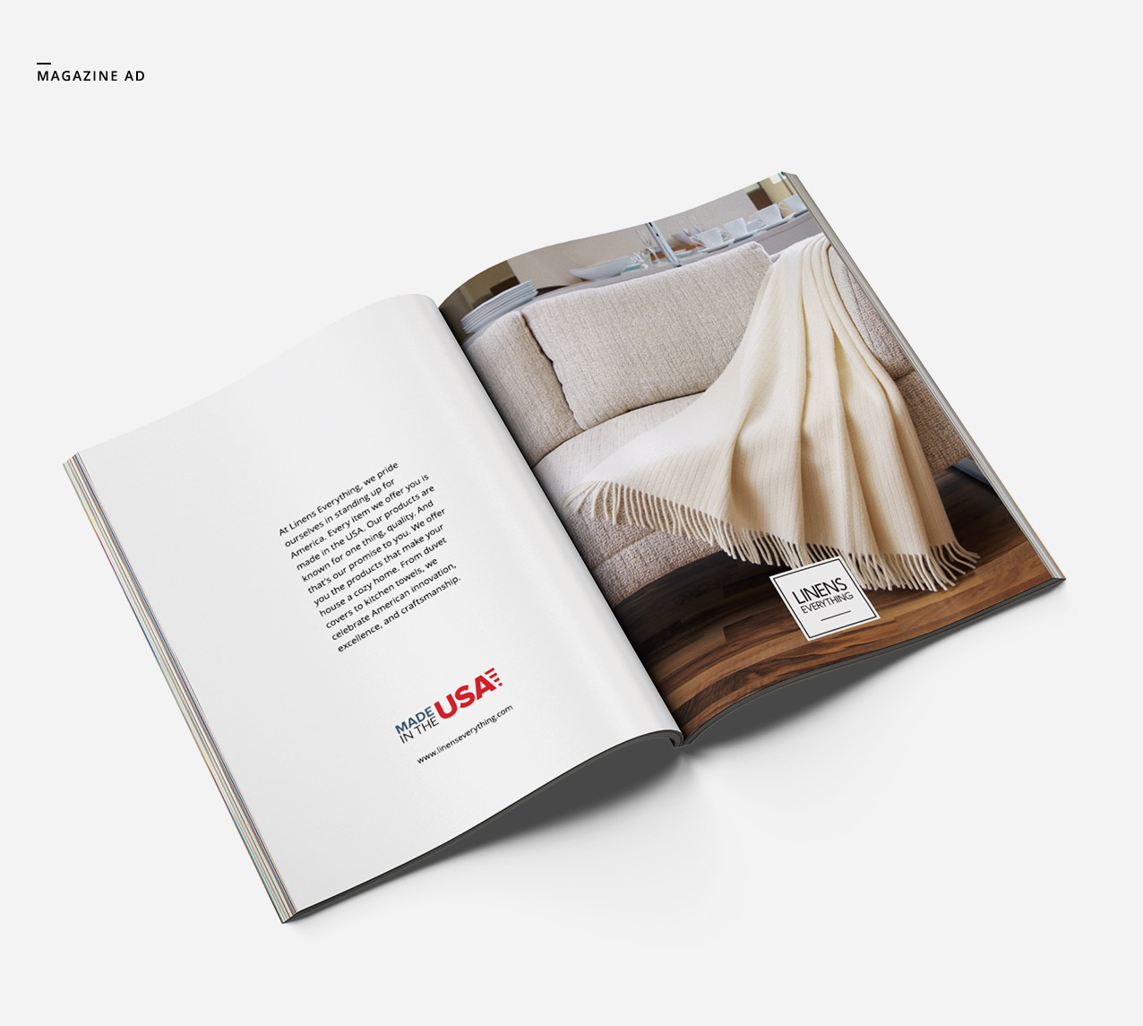 Linens Everything Magazine Ad