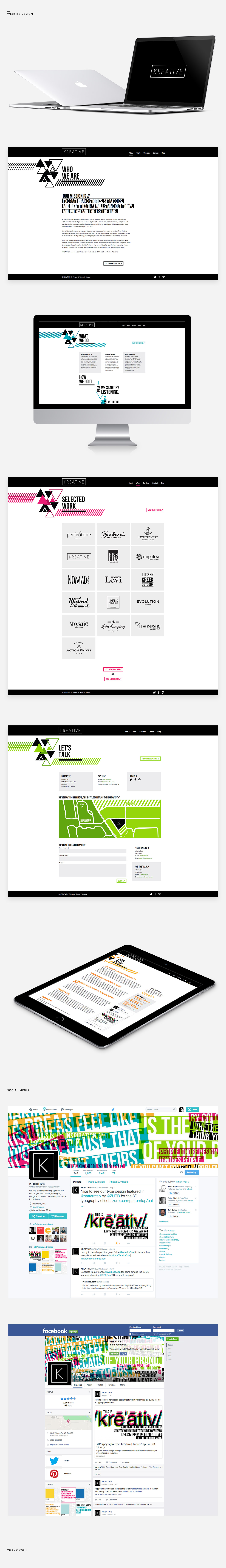 KREATIVE Website Design