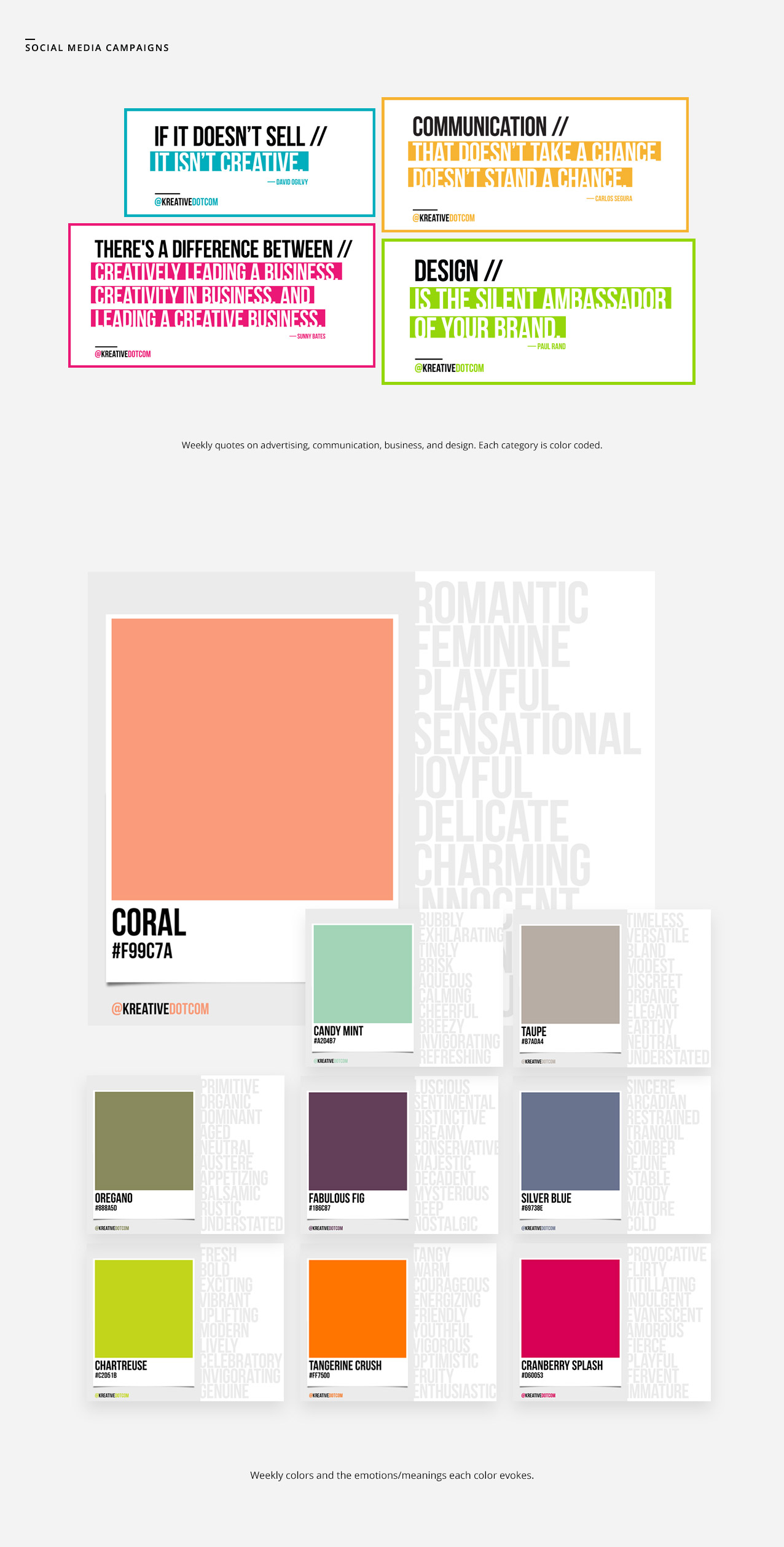 KREATIVE Social Campaigns